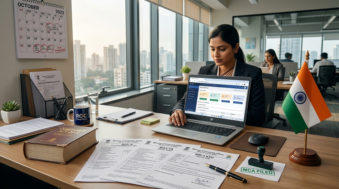 ROC Compliance Calendar 2026: Every Deadline for Private Limited Companies